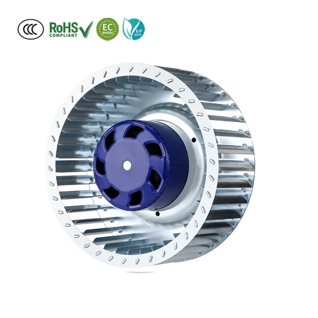 133mm EC Forward Curved Centrifugal Fan 115v With Ec Motor For Extruders
