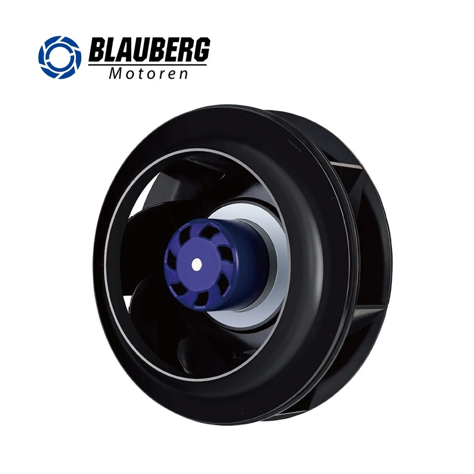 225mm EC Backward Industrial Cooling Fans For Air Conditioner factory