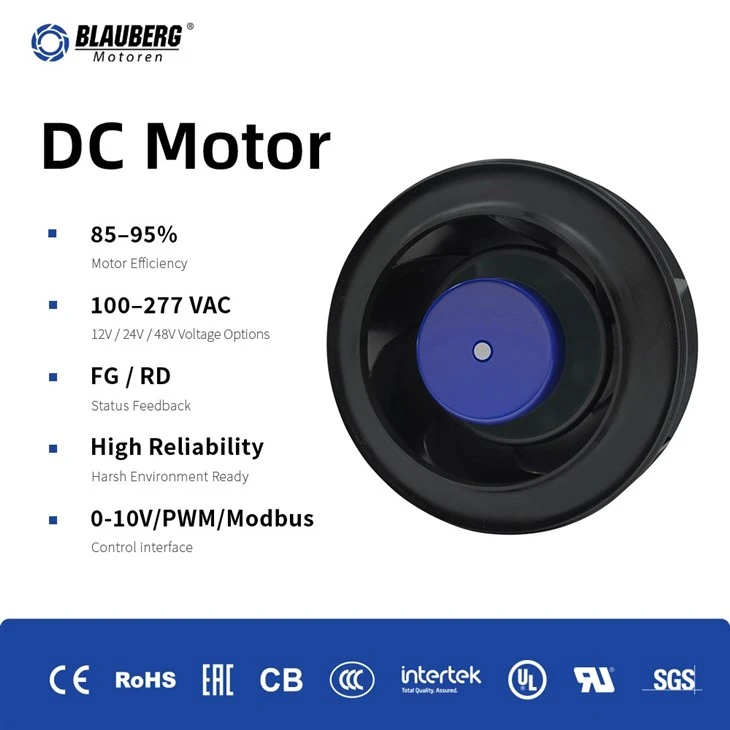 Blauberg BD-B175B-EC-N02 175mm DC Backward Centrifugal Fan suppliers