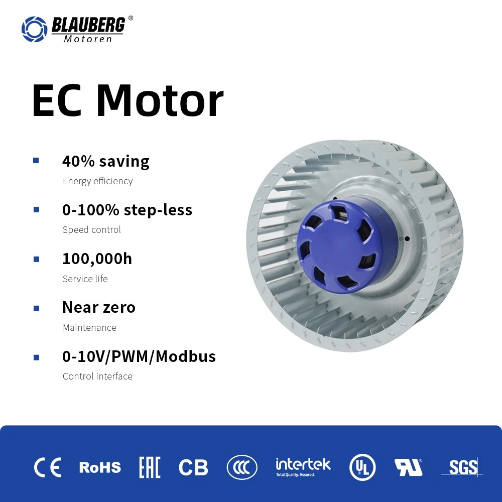 Blauberg BL-F108A-EC-00 108mm EC Forward Curved Centrifugal Fan factory