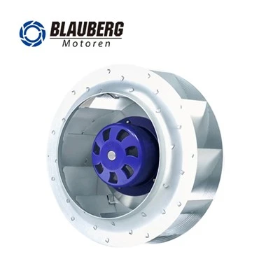 250 mm-es EC hátrafelé ívelt centrifugális ventilátor
